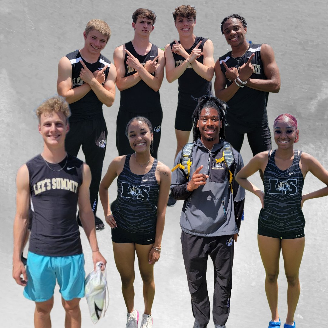 🎉Congratulations to our STATE bound LSHS qualifiers! 
Josh Manning: Long &amp; triple jump
Xander Hall: pole vault
Jaurdin Mallory: 100m
Carley Smith: 300m hurdles
Bentley St. John: 4x800
Ryan Techau: 4x800
Jadon Young: 4x800
Tye Sisk: 4x800
<a href="/LSHSAthletics/">LSHS Activities/Athletics</a> <a href="/LSHSCoachPeters/">MrCoachPeters</a> <a href="/LSR7/">Lee's Summit R-7 Schools</a>