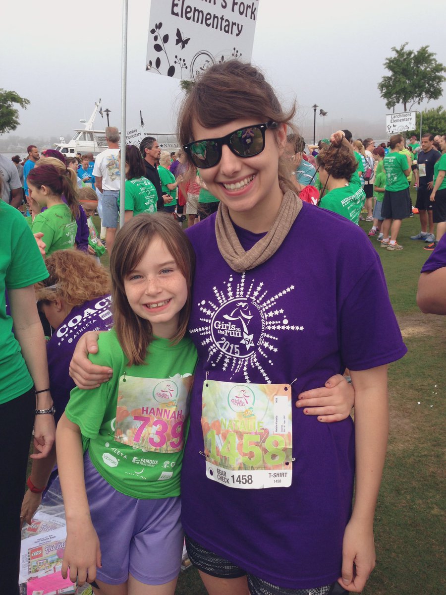 nkarakla's tweet photo. From 8 years ago with one of my previous 4th grade students to today with an amazing @EaglesFbes 4th grade student- love love love being a Girls on the Run Coach ❤️ @gotrhr https://t.co/r0QwOUyZsO