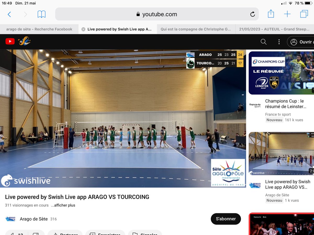 herge34's tweet photo. Nos jeunes de l ⁦@aragodesete⁩ de nouveau champions de France Quel bonheur de les voir crier « ici ici c est le #Barrou ! » Un immense bravo à tous joueurs, entraîneurs et dirigeants Ce club est unique https://t.co/xUbXFQHHzO