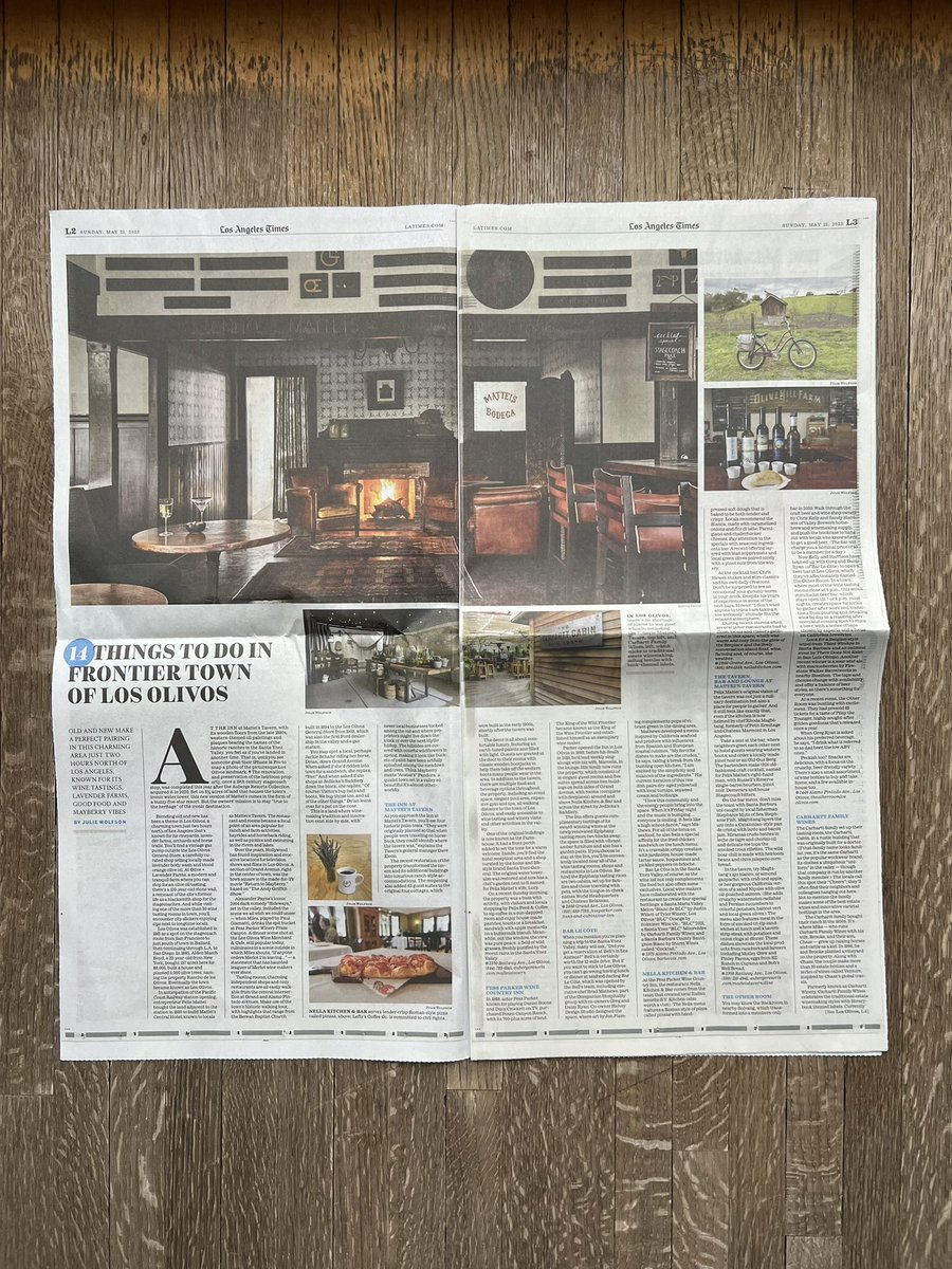 JulieWolfson's tweet image. I know this is my job, but it still feels thrilling to see stories in print - thank you to everyone at the @latimes travel section for being the best team. It takes all of us: writers, editors, photo department, layout …to make these stories happen.