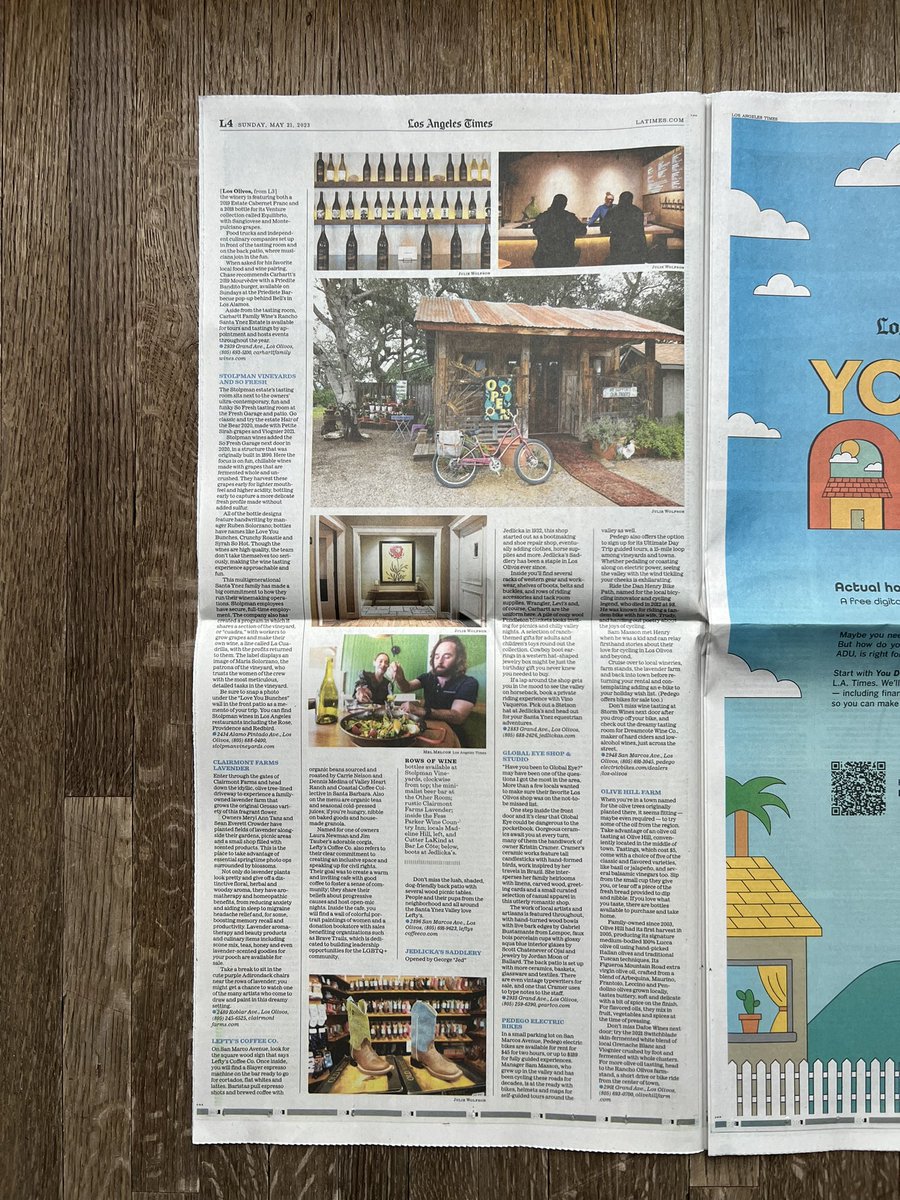 julie Wolfson (@juliewolfson) on Twitter photo I know this is my job, but it still feels thrilling to see stories in print - thank you to everyone at the <a href="/latimes/">Los Angeles Times</a> travel section for being the best team. It takes all of us: writers, editors, photo department, layout …to make these stories happen. I know this is my job, but it still feels thrilling to see stories in print - thank you to everyone at the <a href="/latimes/">Los Angeles Times</a> travel section for being the best team. It takes all of us: writers, editors, photo department, layout …to make these stories happen.