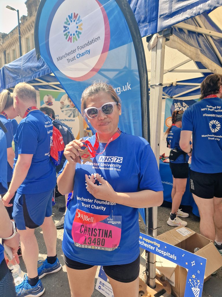 Another beautiful day, running for #TeamMFT at the #GreatManchesterRun representing the @mcrlco (south) #podiatrists . Can't wait to do it again next year 😊
@RoyColPod @MFTnhs @MFT_Charity
#TeamMFTNHS75