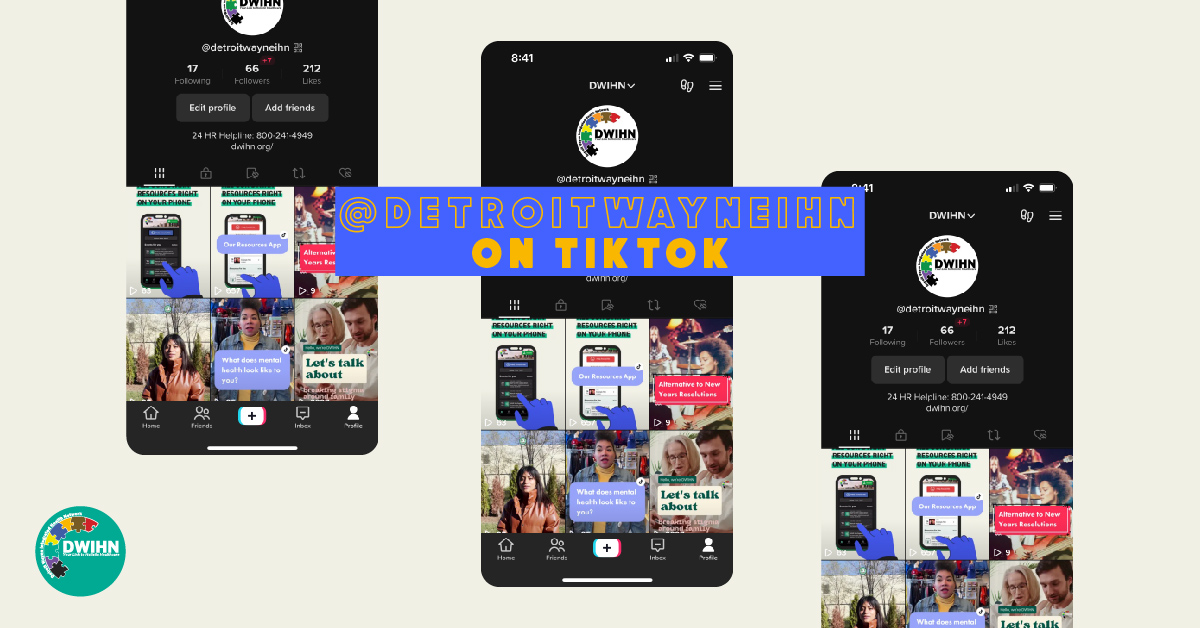Looking for a safe space on TikTok? We’re sharing resources and introducing ourselves more. If you're on TikTok, give us a follow!
tiktok.com/@detroitwaynei…