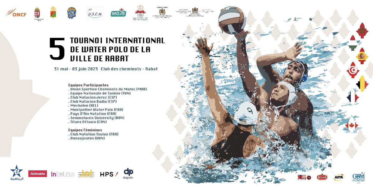 TromlerMiklos's tweet photo. I love this game! Water-polo a national sport in #Hungary. We organize the 5th International Tournament of Rabat bw 31 May - 3 June. Clubs from 7 countries! Women and men. Associations. A great event to assist! #USCM #FRMN #sport #education https://t.co/Vcjm4A47uy
