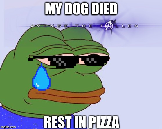 Pepe__ronni's tweet photo. Rest in Peperonni! 😢

Join us! https://t.co/Dcpz19Sejg

#Pepe #MemeCoinSeason #pizza #peperonni https://t.co/LauRfriZxA