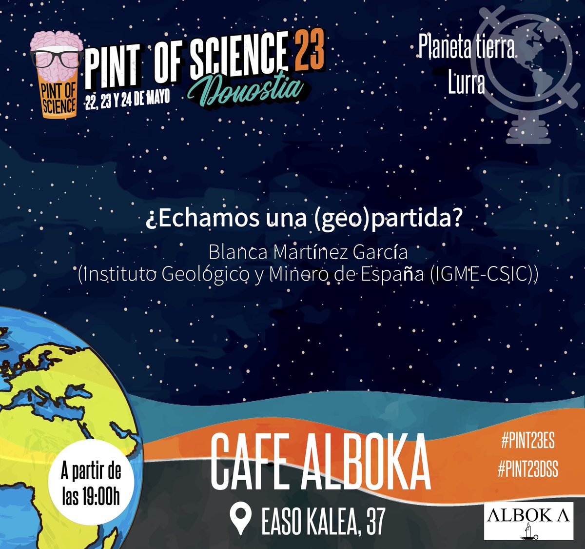 DivulgaDonosti's tweet photo. Por fin ha llegado el día! Mañana arrancamos con el primer día de #pint23dss. Aquí tienes el programa. Te esperamos a partir de las 19h. No te lo pierdas! 🍻🧠

#pint22dss #pint22es #science #donostia https://t.co/2gFasuDZog