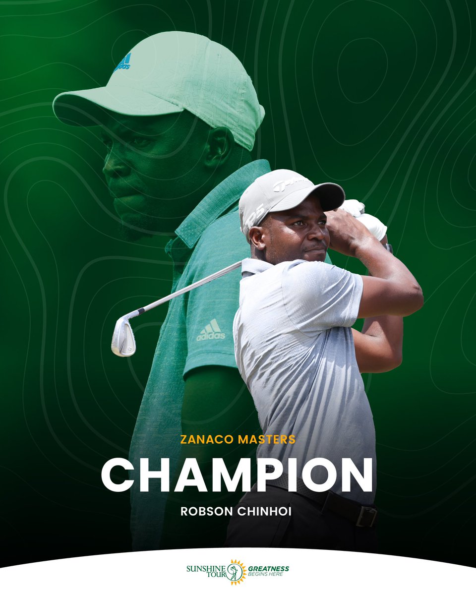 Robson Chinhoi wins the Zanaco Masters 👏🏆

#ZanacoMasters | #GreatnessBeginsHere | #SunshineTour