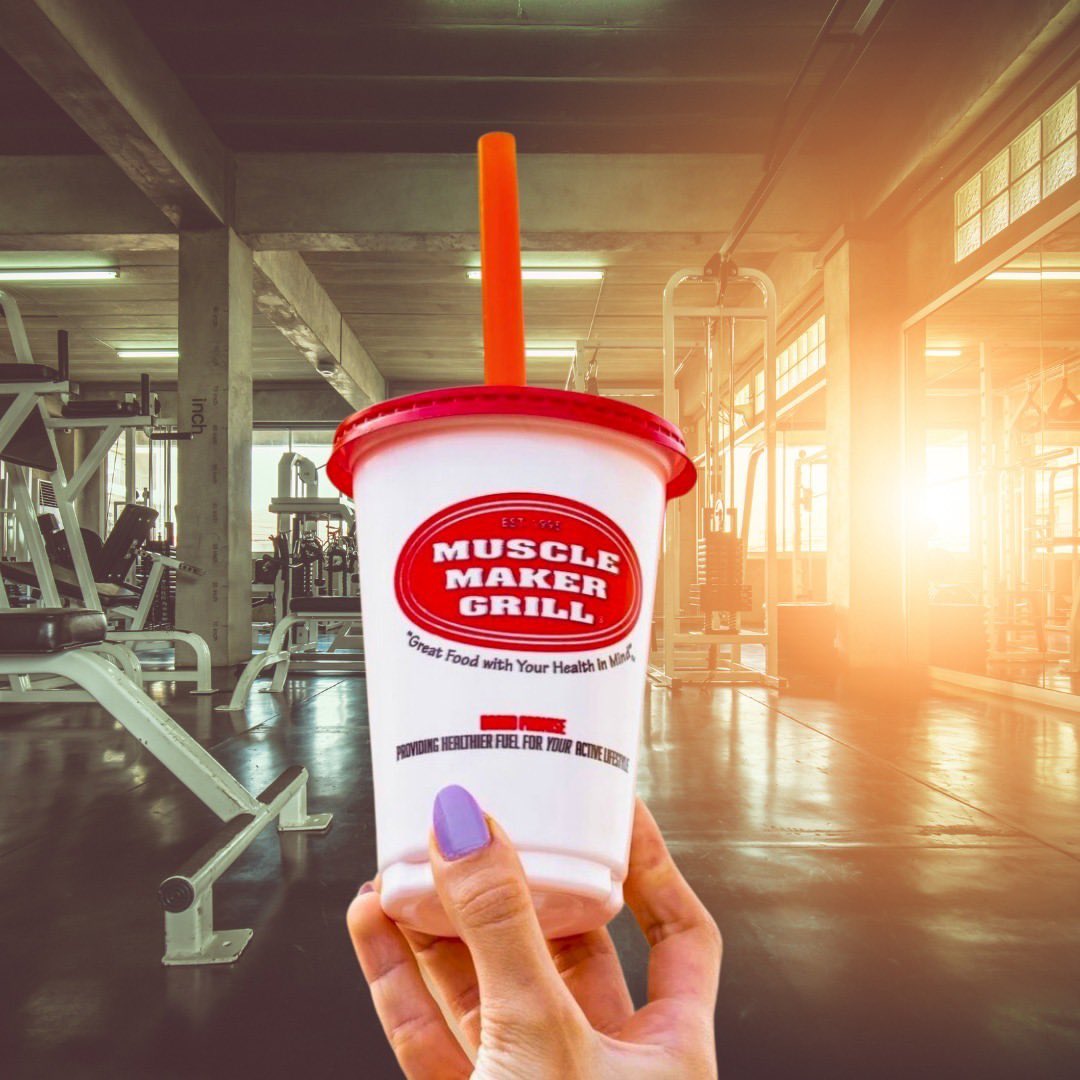 Posted <a href="/withregram/">Repost app</a> • @musclemakergrill Refresh your day with a creamy protein shake! Stay on track of your goals! 🥤💪🏻

Call 713-627-0915 or order online at: musclemakergrill.com 

#goals #proteinshake #musclemakergrillhouston #fitnessrow #fitfam #fitspo #mmgsanfelipe #mmghtx