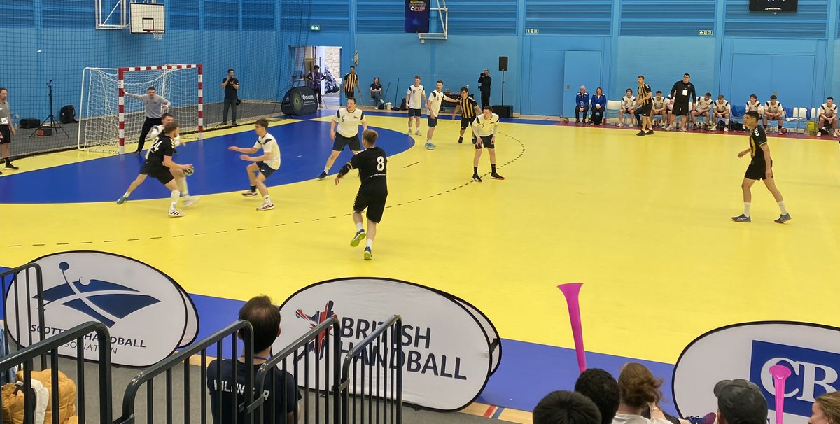 It’s handball. 

Watching <a href="/NorDanUK/">NorDan UK Ltd</a> #britishsupercup final at <a href="/Oriamscotland/">Oriam Scotland</a>

DaveMac with <a href="/wooshevents/">woosh</a> on sports presentation. 

Fabulous atmosphere. 

<a href="/livingston_hc/">Livingston Handball (WL/Livi)</a> v  <a href="/NEMHAWKSHC/">NEMHawksHandball</a>