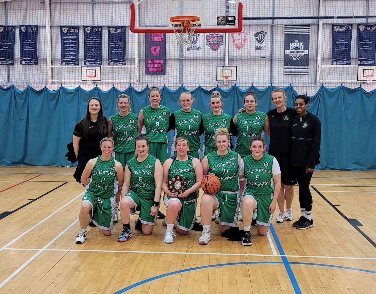 MancAreaBBL's tweet photo. MABL Women's Play Off Final

Congratulations to Stockport Lapwings on winning the Play Off Title!

A very competitive game with Liverpool, who had won the division title. Two titans clashing!

Liverpool 45 : 57 Stockport Lapwings https://t.co/57AKwbPV6K