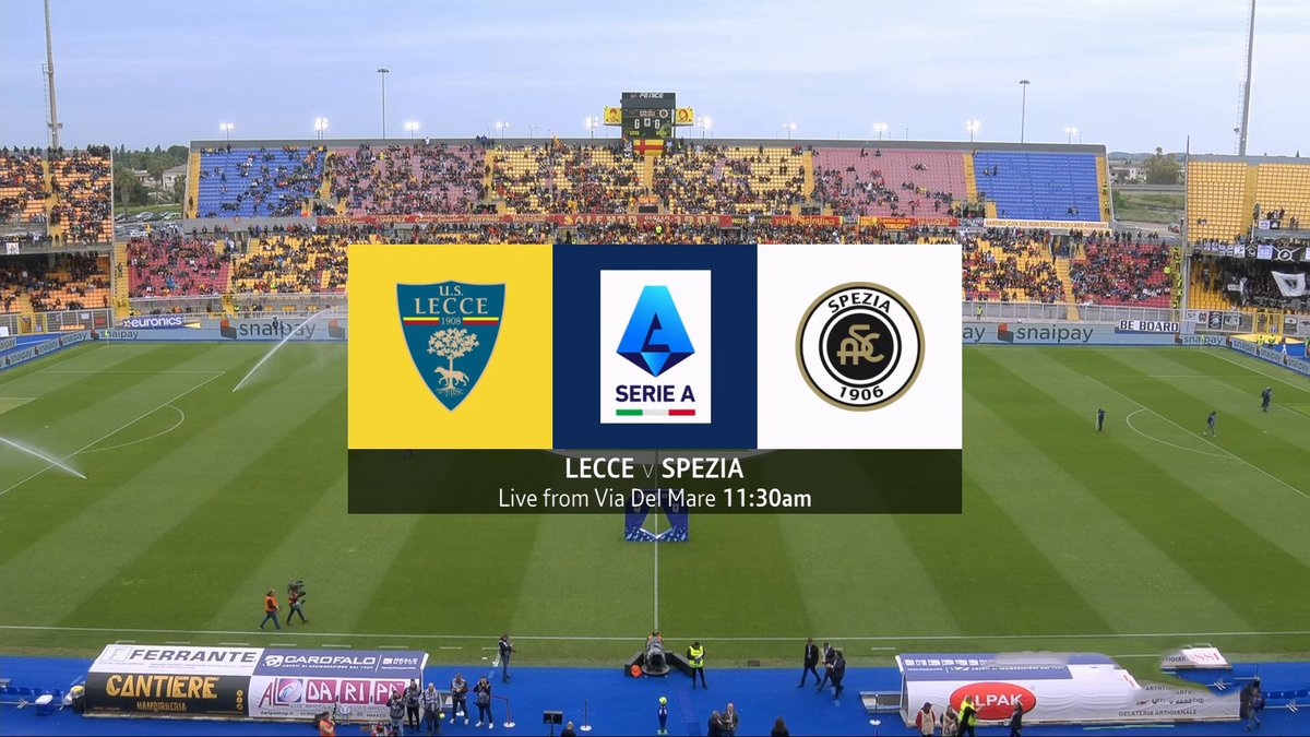 Lecce vs Spezia Full Match Replay