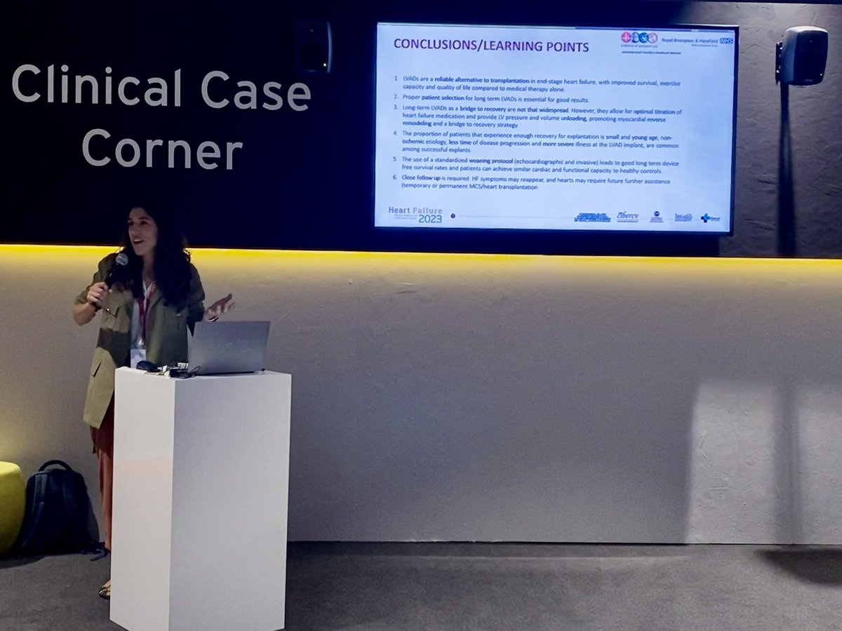 Milena Antunez Ballesteros (@milenaantunezb1) on Twitter photo Reverse cardiac remodelling in long term LVAD patients.
Keep in mind optimal medical treatment and bridge to recovery strategy.
💔🔜❤️🩹🔜❤️
Clinical case from Harefield hospital at
#HeartFailure2023
<a href="/MLSCourse/">Mechanical Life Support</a>
<a href="/scardiosal/">S. Cardio. Salamanca</a> Reverse cardiac remodelling in long term LVAD patients.
Keep in mind optimal medical treatment and bridge to recovery strategy.
💔🔜❤️🩹🔜❤️
Clinical case from Harefield hospital at
#HeartFailure2023
<a href="/MLSCourse/">Mechanical Life Support</a>
<a href="/scardiosal/">S. Cardio. Salamanca</a>