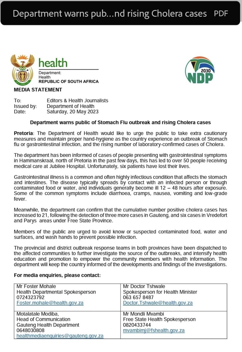 wayneduv's tweet photo. This is what happens, when your Government and municipal councils fail to maintain sewage infrastructure, allowing billions of litres of raw sewage to spew into our river systems. Courtesy of rampant corruption and ineptitude within ⁦@MYANC⁩ https://t.co/gRSDLBxhug