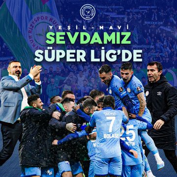 officialsnyke's tweet image. Tebrikler RİZESPOR #Rizespor 
@CRizesporAS 
#Rize 📌#Atmaca 
#70YıllıkTutku 
 #YeşilMaviSevda 💙💚

 #caykuriscilerineKADRO
