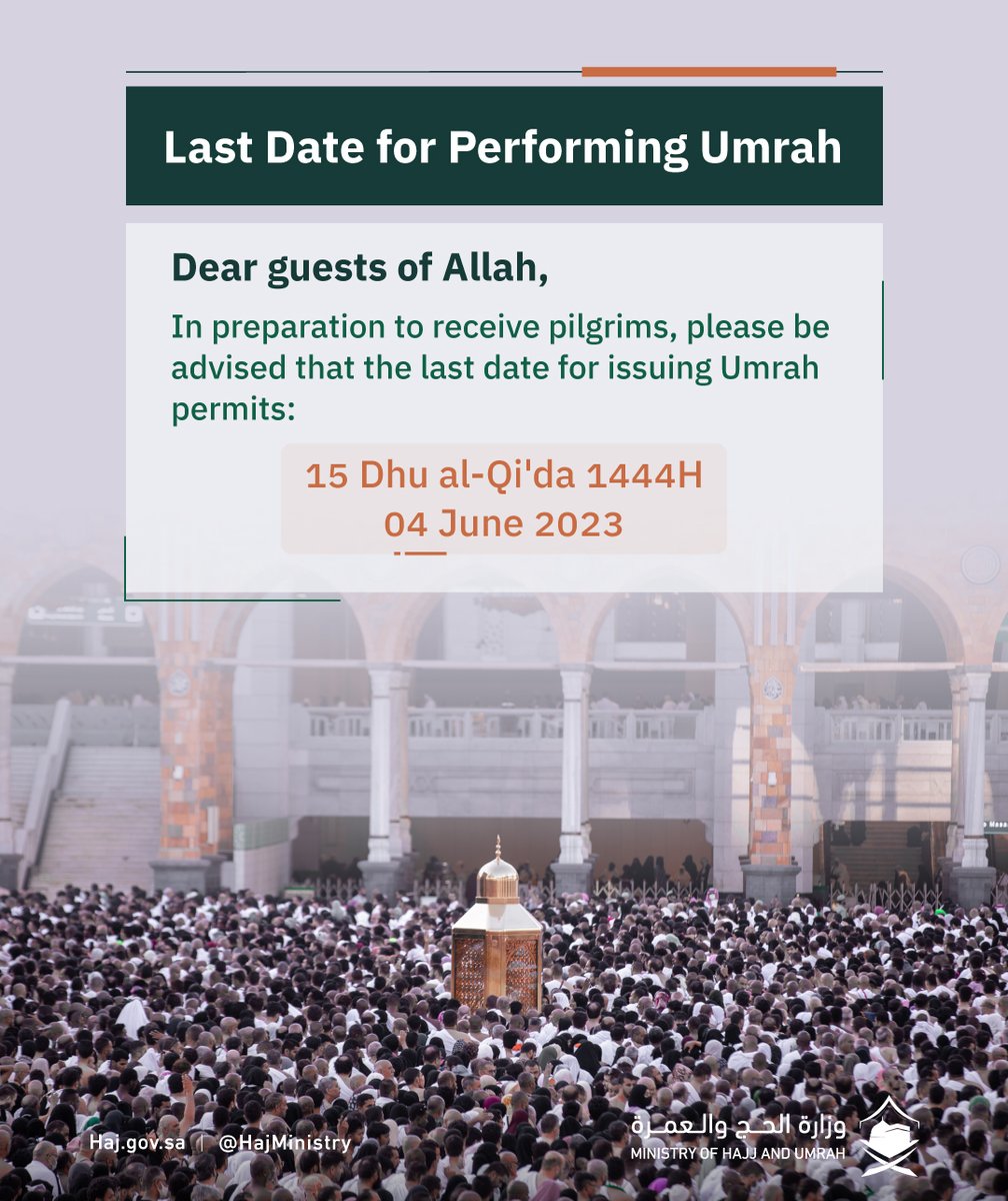 Ministry of Hajj and Umrah tweet media
