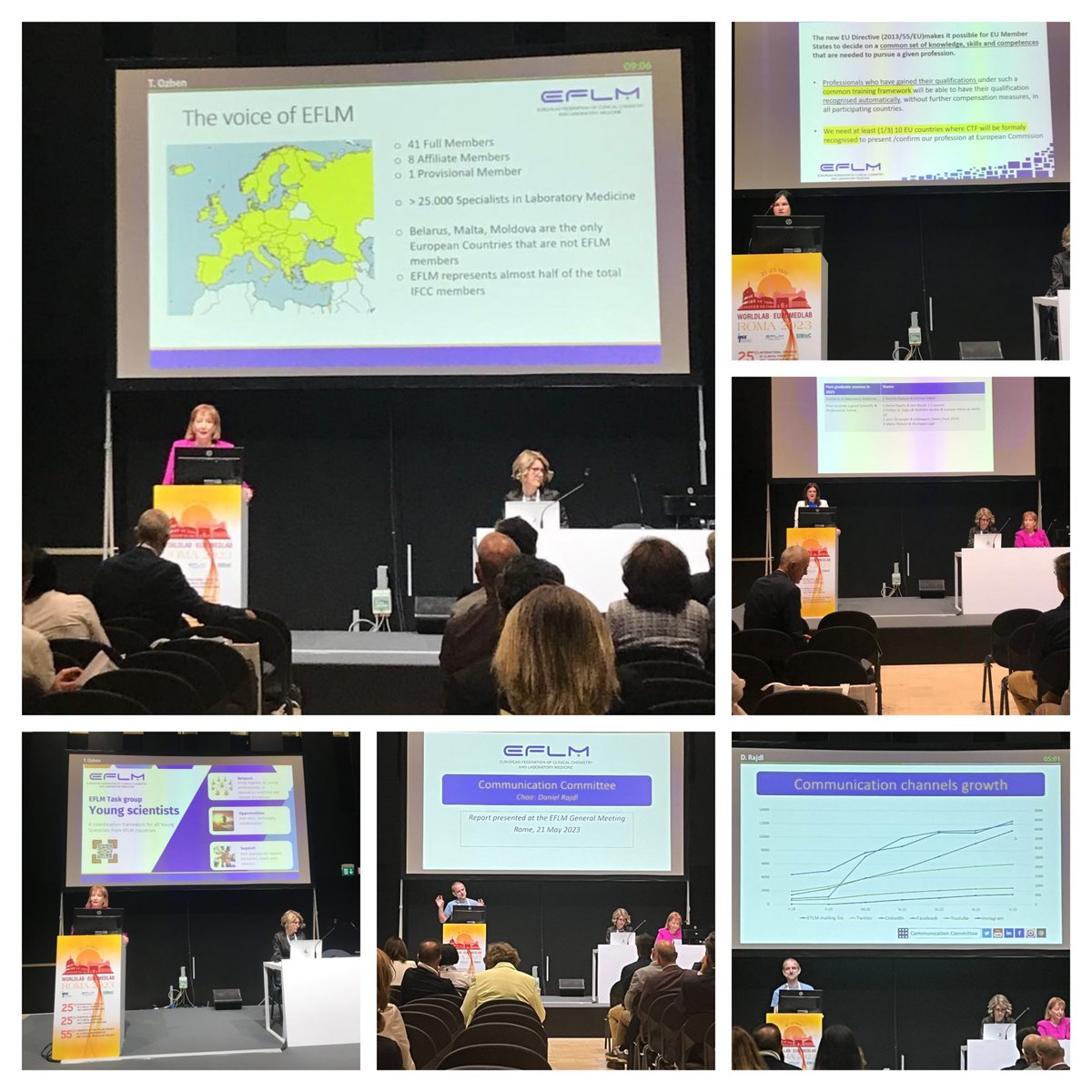 _EFLM's tweet photo. EFLM General Meeting at EuroMedLab and WorldLab

#EFLM #EML2023 #EuroMedLab #WorldLab #laboratorymedicine https://t.co/j0wI01bMsP