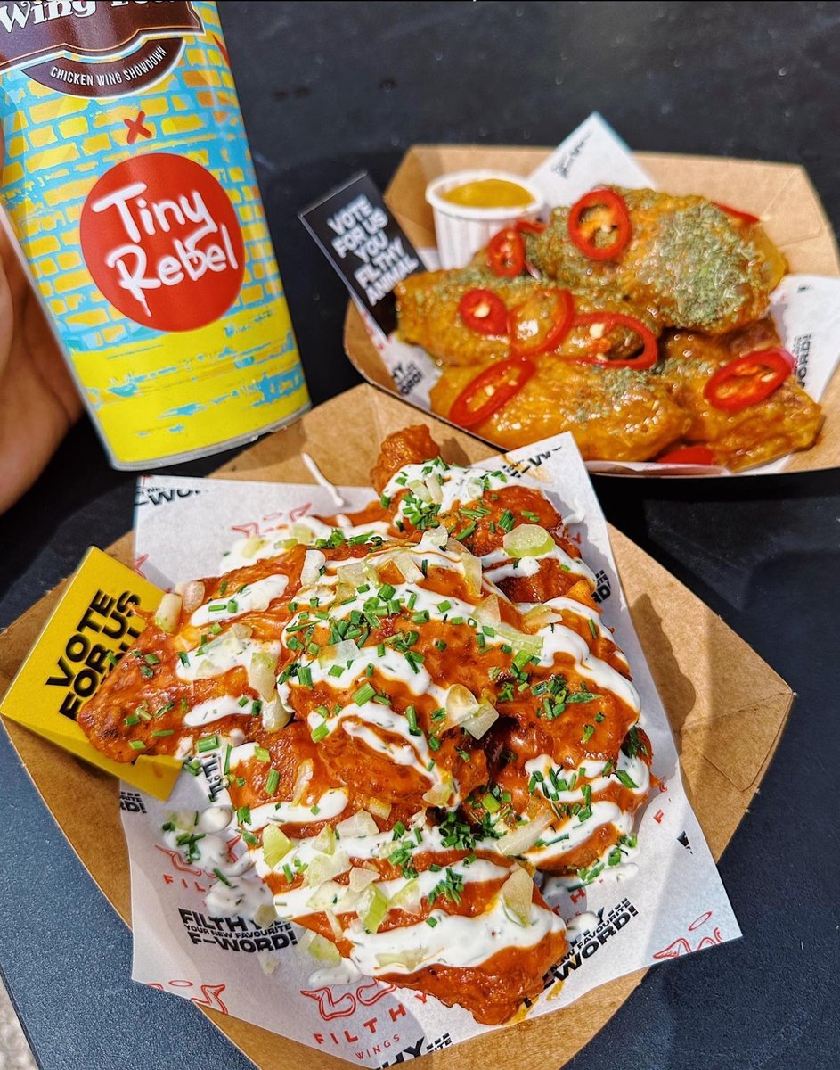 Food Review Club (@foodreviewclub) on Twitter photo Wish you were here?
πΈ <a href="/wingfestuk/">Wing Fest</a> in the sunshine with a <a href="/tinyrebelbrewco/">Tiny Rebel</a> & <a href="/FilthyWings/">FilthyWings</a> βπ»π
#wingfest #FRC #FoodReviewClub #Food #FoodReview #Foodie #FoodPorn #MagicOfFood Wish you were here?
πΈ <a href="/wingfestuk/">Wing Fest</a> in the sunshine with a <a href="/tinyrebelbrewco/">Tiny Rebel</a> & <a href="/FilthyWings/">FilthyWings</a> βπ»π
#wingfest #FRC #FoodReviewClub #Food #FoodReview #Foodie #FoodPorn #MagicOfFood