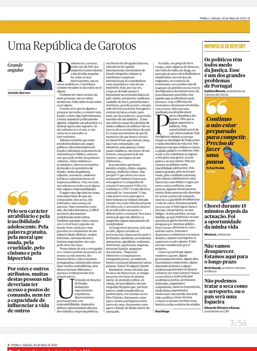 _aranda__'s tweet photo. "Para que os intervenientes se tenham deixado enredar em cenas ridiculas próprias de novelas, é  necessário estarem de acordo numa coisa:  o silêncio sobre o essencial " https://t.co/yahzM2EEok
