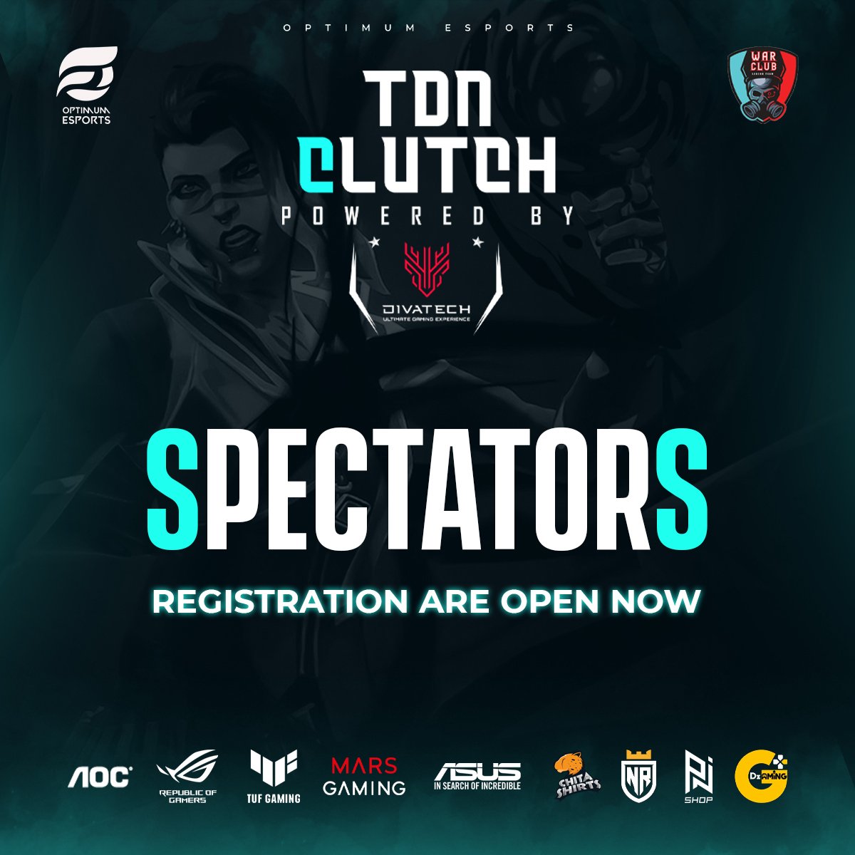 optesportsalg's tweet photo. 📢 ATTENTION! TDN CLUTCH S02 Grand Final Registrations Now Open! 🏆

Get ready for the most thrilling event of the year, as the top teams battle it out for the prestigious title of TDN CLUTCH S02 Powered by @DivatechDz !🙌

https://t.co/Gi8dTLP4dP
#valorantdz #TDNClutchS02Finals https://t.co/cywR0Manfy