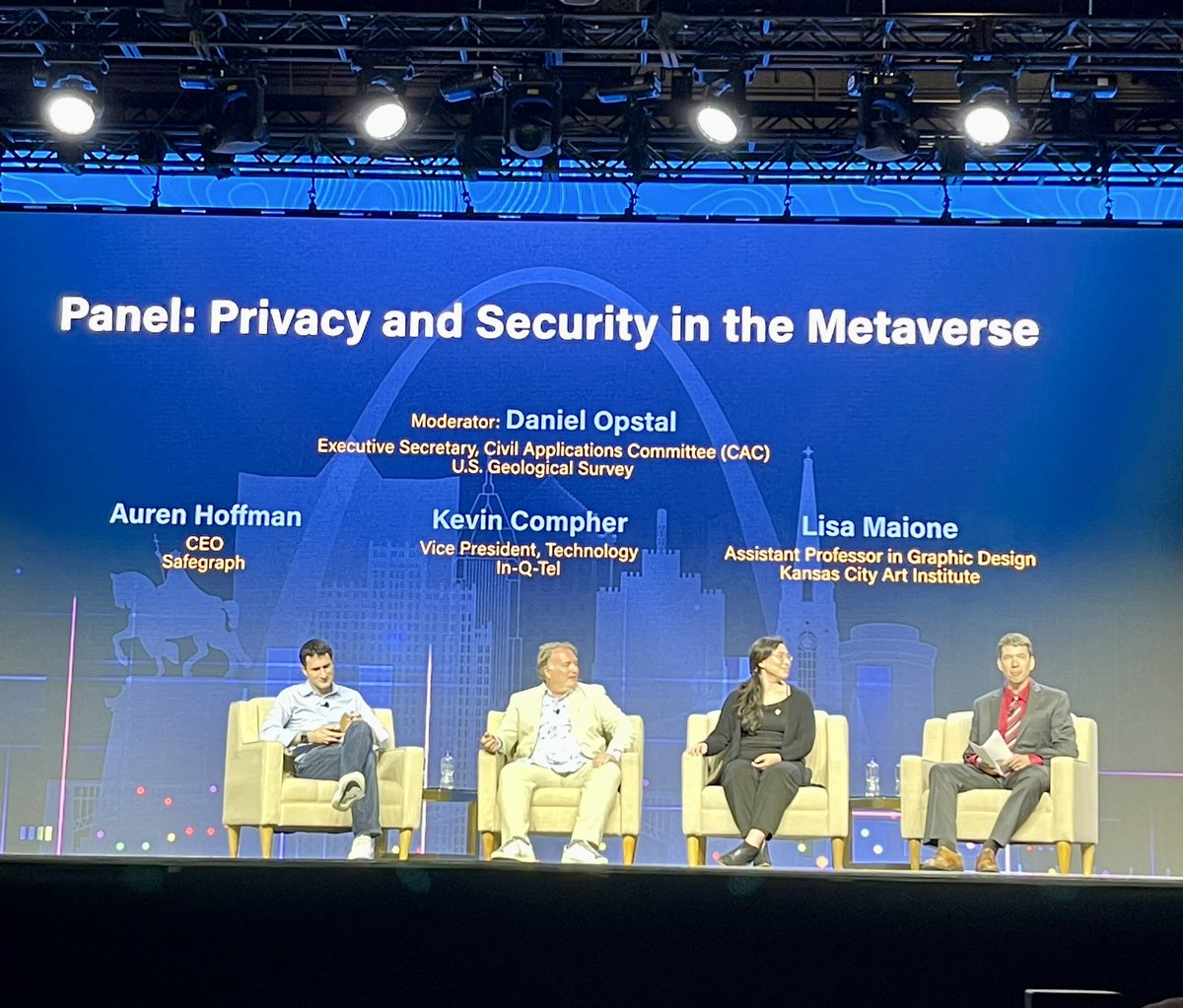Privacy panel with @KevinCompher @auren and @lisamaione

 #geoint2023