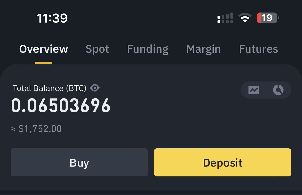 hodler_my's tweet photo. Currently, i am down from 25k a year ago to 1.7k left in my binance account. 😅
Most of my invested coin are down 95-99%. And now their telegram are awfully quiet. Not a good sign. 

I have faith i’ll find something along the way. #crypto is extreme, and i fully aware of that. https://t.co/CsMdo8zGQc