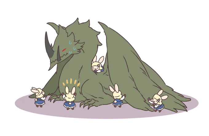  月にヴリトラが来るって事はレポリットにもっふもふにされるのが観れるんです?!