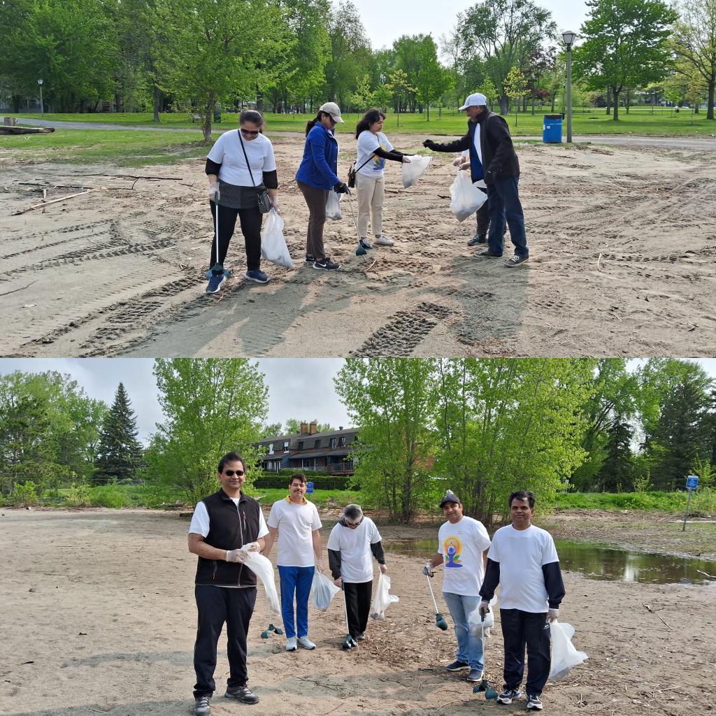HCI_Ottawa's tweet photo. #G20 🇮🇳🇨🇦Beach Cleanup: Enthusiastic volunteers including from local community participated in #G20BeachCleanUp event organized by @HCI_Ottawa  at Britannia Beach, Ottawa on 21 May.  @moefcc @MEAIndia #G20India @CanadaFP @ottawacity https://t.co/worwAnYxXE