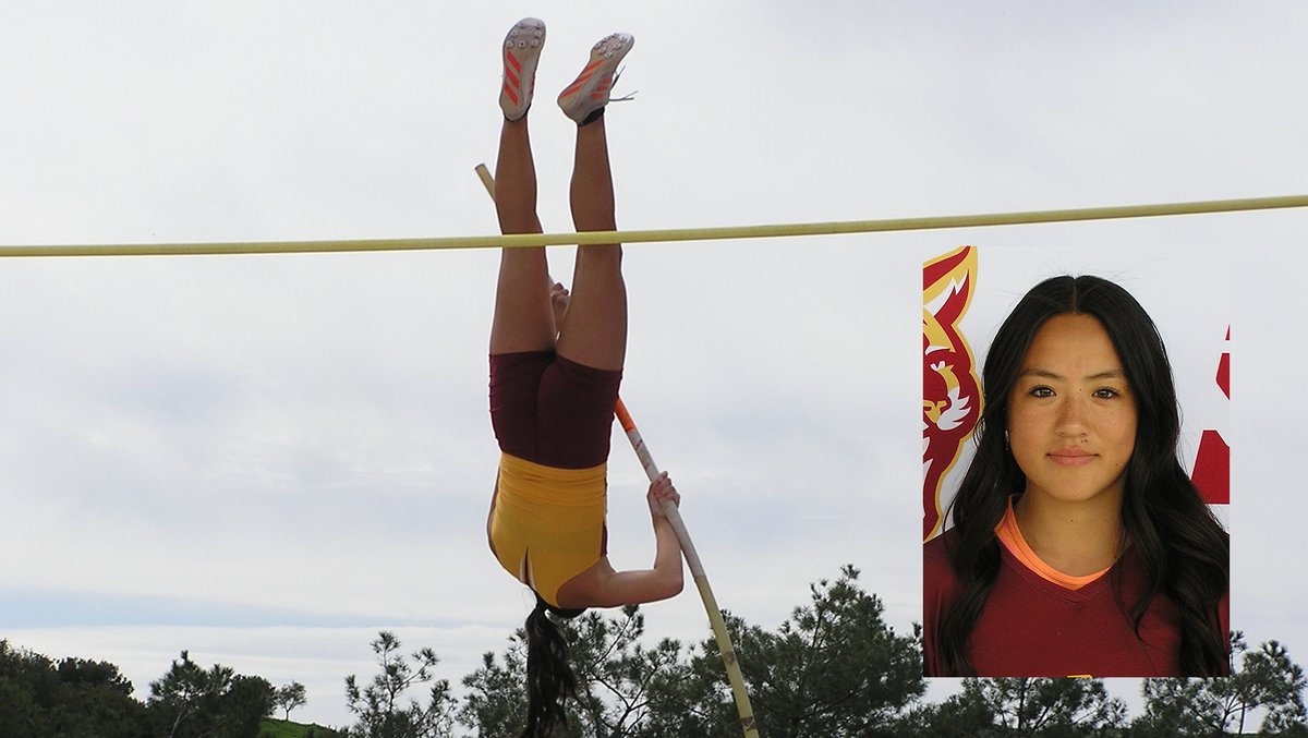 Saddleback Bobcats (@goscbobcats) on Twitter photo Saddleback's Isabelle Teh finishes fourth at the state championships in the pole vault on Saturday. Read about it at saddlebackbobcats.com/landing/index
<a href="/SaddlebackColl/">Saddleback College</a> <a href="/OCRegSports/">OC Register Sports</a> <a href="/OCSportsZone/">OC Sports Zone</a> <a href="/3C2Asports/">3C2A</a> Saddleback's Isabelle Teh finishes fourth at the state championships in the pole vault on Saturday. Read about it at saddlebackbobcats.com/landing/index
<a href="/SaddlebackColl/">Saddleback College</a> <a href="/OCRegSports/">OC Register Sports</a> <a href="/OCSportsZone/">OC Sports Zone</a> <a href="/3C2Asports/">3C2A</a>