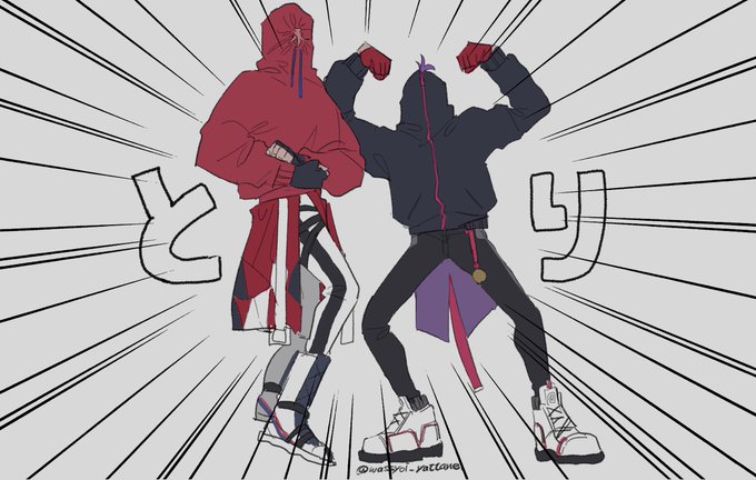 「black pants red gloves」 illustration images(Latest)｜4pages