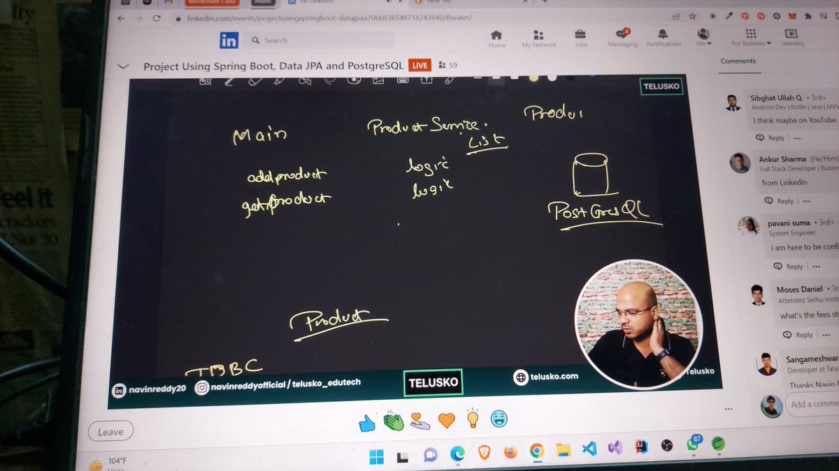 an_alive_human's tweet photo. π Exciting news! π I'm joining the Java and Spring Live Course by @navinreddy20 (@Telusko)! π Ready to level up my Java and Spring skills with expert guidance. Can't wait to kickstart this incredible learning journey! #Java #Spring #Telusko #LearningTogether https://t.co/5lRWVFODsD