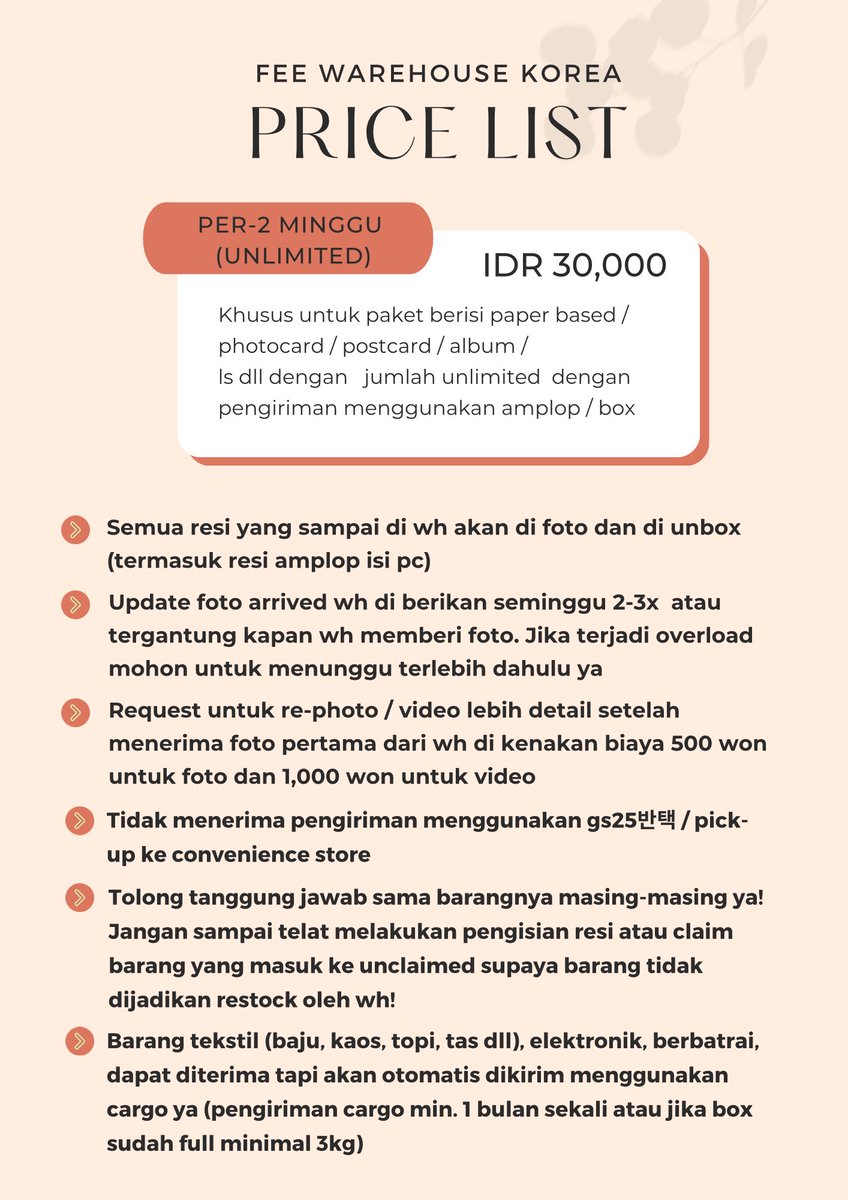 by_nef's tweet photo. ✨WAREHOUSE KOREA 1ST HAND✨

FEE START FROM 3K / RESI‼️

✅Free foto arrived di unbox
✅Bisa direct
✅Bisa req video / detail foto / unboxing
✅Rajin update
✅Pengiriman min. 1x/minggu (bisa 2/3x seminggu kalo box cepet penuh)
✅Bisa pengiriman cargo juga

YUK JOIN SAMA KITA🥰🥰 https://t.co/hvOdCvFt2C