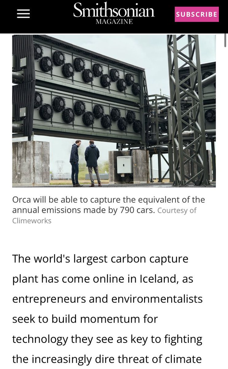 How much #carbon was emitted to build the #carboncapture facilities around the #world? 
How long will it take them to make up for those emissions of #CO2?
There’s these things called trees that store it naturally 😂

#dumb #ClimateScam #sundayvibes #SundayFunday #SundayMorning #