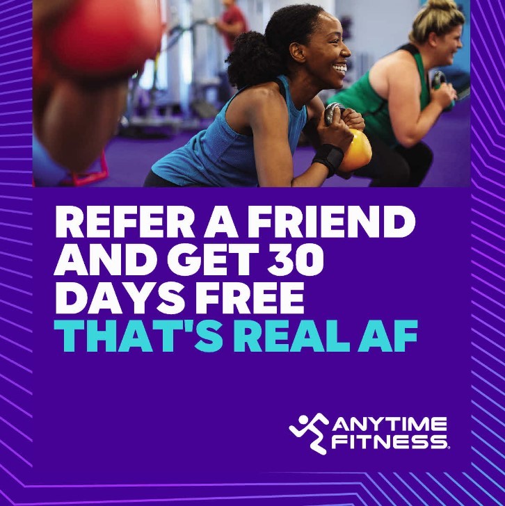 🚨FREE MONTH OPPORTUNITY!!!🚨

Unsure of how to claim your FREE month of membership? DM us!

#anytimefitness #fitfam #fitaf #fitness #personaltraining #trainertips #teamtraining #strongaf #cleanaf #gymmotivation #referafriend #referralprogram #workoutbuddies #afchaparral...