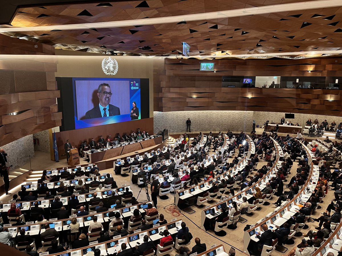 Women In Global Health (@womeningh) on Twitter photo "That’s how many of the best ideas in global health happen, and there’s often a woman behind them," says <a href="/DrTedros/">Tedros Adhanom Ghebreyesus</a>, DG <a href="/WHO/">World Health Organization (WHO)</a> at the opening remarks of the #WHA76
Recognizing 🚺's role in health is only the first step, we need to create enabling environments for them to thrive "That’s how many of the best ideas in global health happen, and there’s often a woman behind them," says <a href="/DrTedros/">Tedros Adhanom Ghebreyesus</a>, DG <a href="/WHO/">World Health Organization (WHO)</a> at the opening remarks of the #WHA76
Recognizing 🚺's role in health is only the first step, we need to create enabling environments for them to thrive