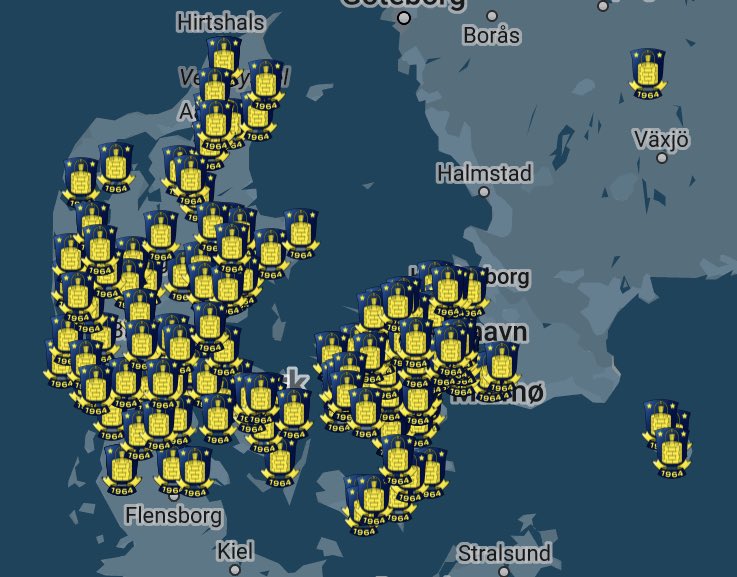 Velkommen til de 5️⃣ nye Brøndbyfans på Fan Map📍 som registrerede sig under kampen! 💪🏼

@Michael48378547 (8370)
@jane_vidmar (8920)
@wibergmathias (4800)
@THjort81 (2820)
@KennyAkkaya (5884)

I vil kunne finde jer selv på kortet efter næste opdatering. 😉
💛💙💛💙💛💙
#VFFBIF