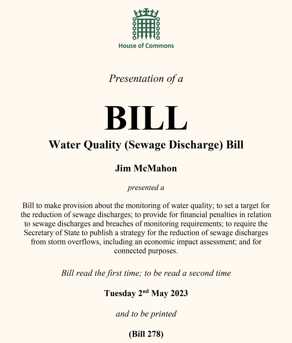 It was only a few weeks ago that <a href="/UKLabour/">The Labour Party</a> presented a Bill to Parliament that would have cleaned up the water industry and forced polluters to pay.

But Tory MPs including Coffey voted it down and blocked its progress. 

It’s a Tory #SewageScandal. 💩🤮
