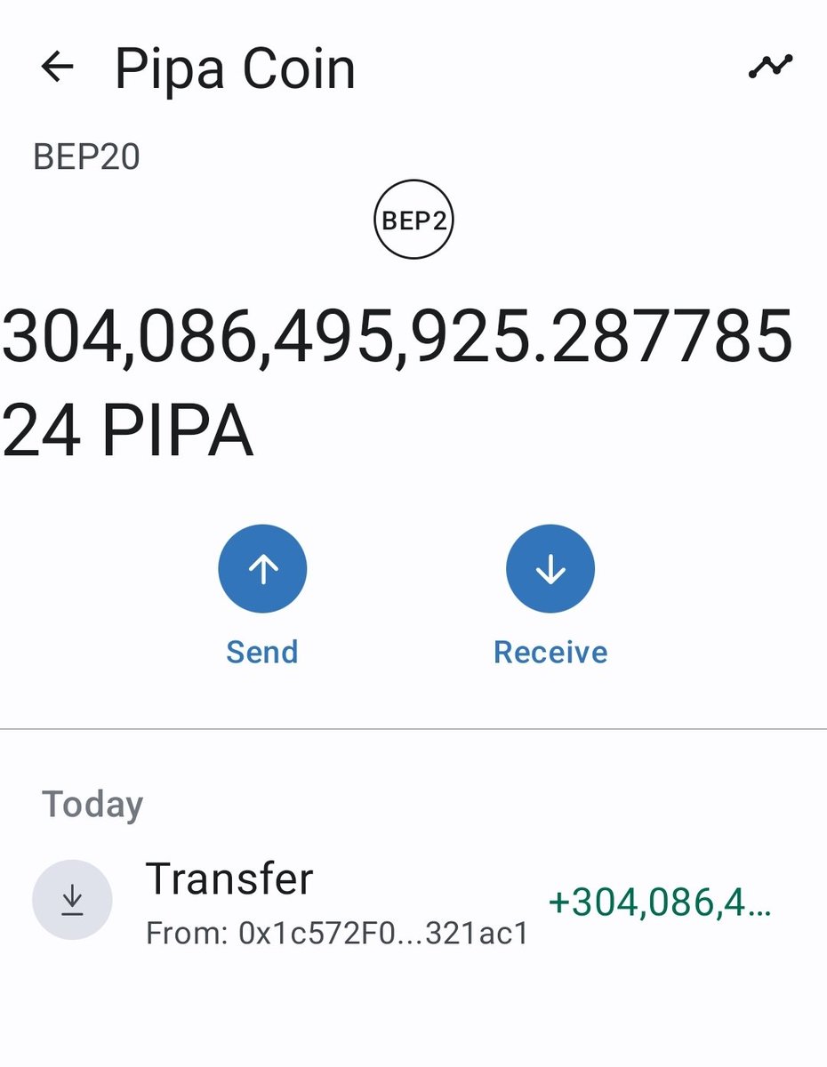 @PipaCoin_BSC Let's go together and make it to $4M MC today and then $40M MC in next 48 hours to create a New History in Crypto World.

#PIPA #PIPA #PIPA
🔥🔥🔥🔥🔥🔥🔥🔥