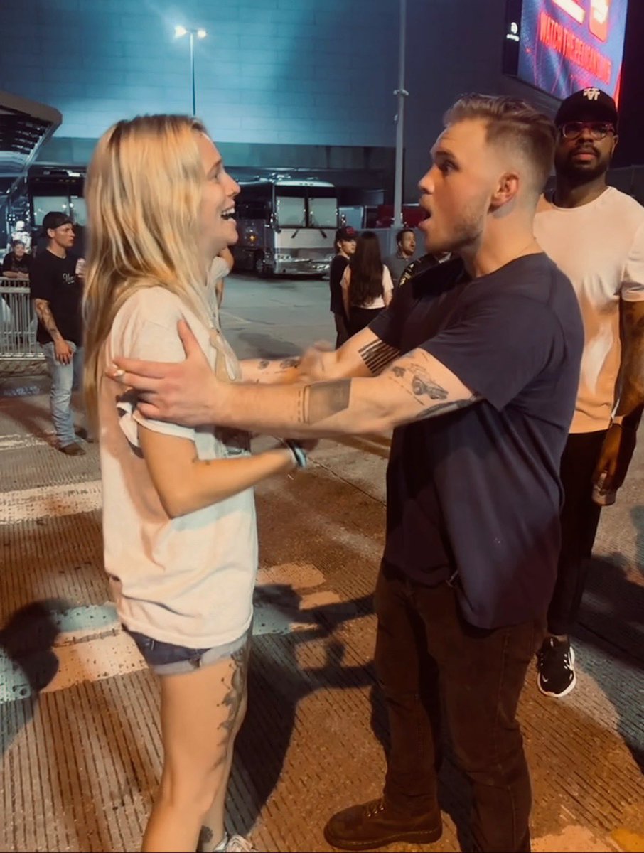 Nikischmidt927's tweet photo. @zachlanebryan you made my girl Rose so happy!  #GabbyPetito is smiling down 😇 thank you!!! 
She’s not on Twitter but 
rosed.00 on insta and 
roseaye2 on Tiktok 
#NewOrleans #Concert #CountryMusic #humble https://t.co/q3tKZIMGuf