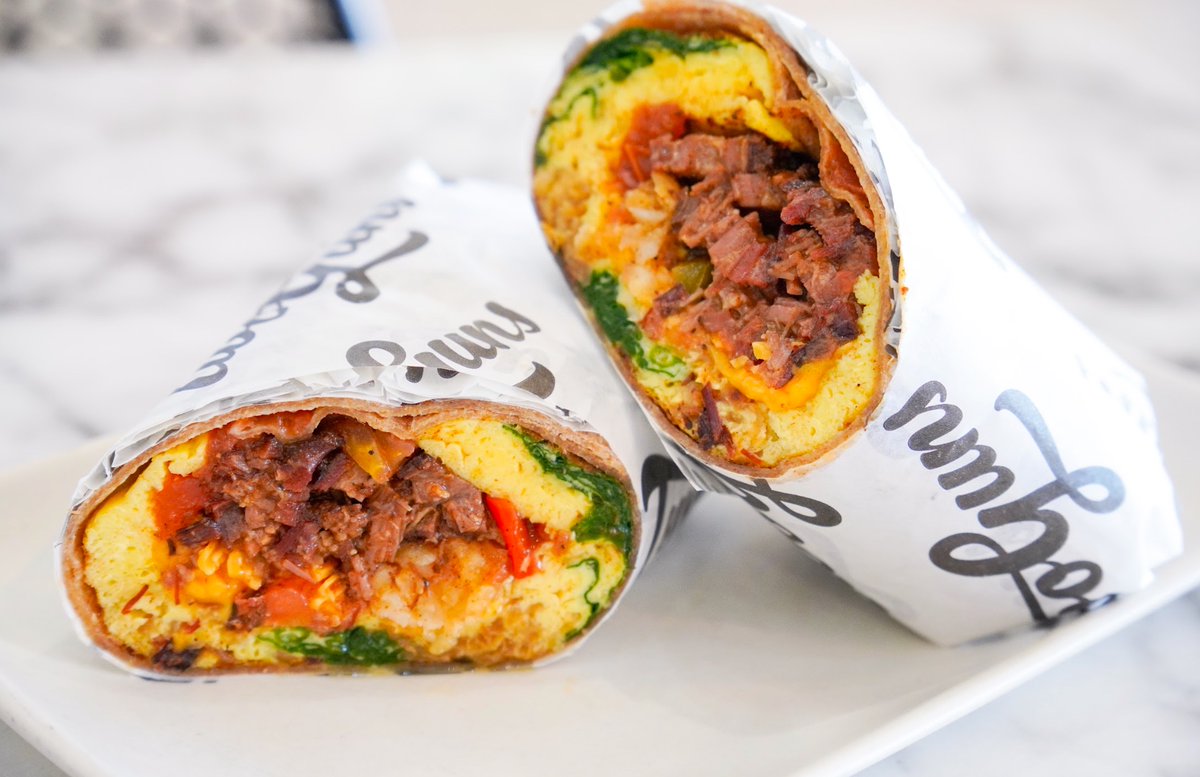The ultimate cure for a weekend full of festivities (and questionable decisions). You might bring the hangover, but don't worry, we'll bring the flavor. Grab a 'Stache Breakfast Burrito at select Two Guns locations today to make those Sunday Scaries go away.

#ImageDescription...