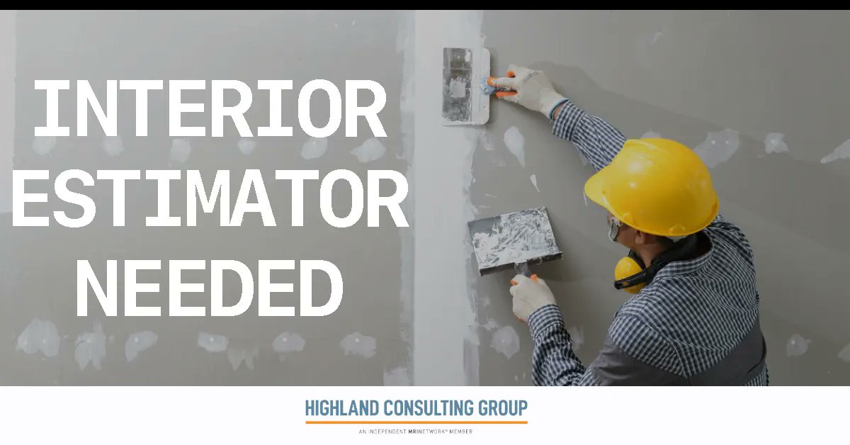 DaveOConnor_HCG's tweet photo. Are you an interior Estimator or Project Manager or someone that is ready to become one?  If so, we have a strong opportunity.  Call Dave O’Connor at 724-837-6336 or see more details at  https://t.co/iZTgLsFQiL  #mri-hcg  #Construction  # Recruiting https://t.co/eciXje7EZf