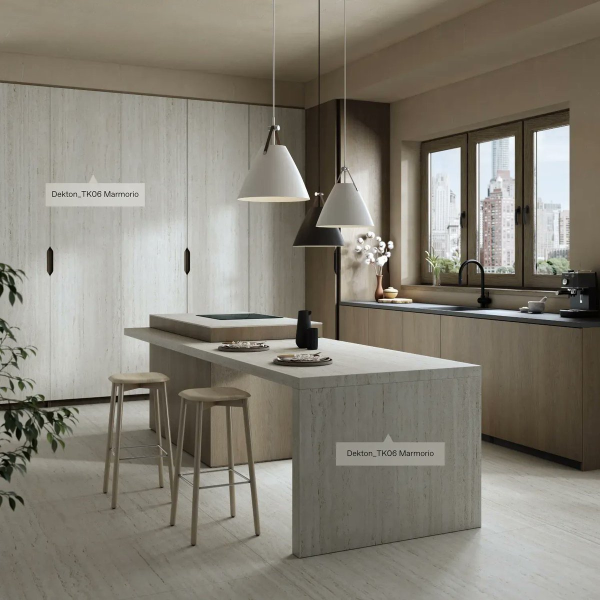 ArtHouse13's tweet photo. With Pietra Kode, designer and architect Daniel Germani reinterprets for Dekton the atemporal beauty of three classic stones: Vicenza, Travertine, and Ceppo.
#dektonbycosentino #dekton #cosentinodesign #architecture #art #interiordesign #kitchendesign #siematic #luxurykitchens https://t.co/xzZLaBe1l8