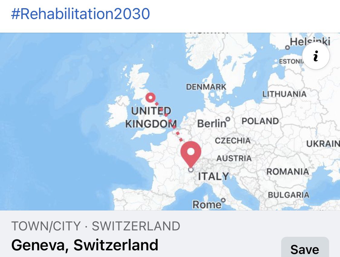 On my way to Geneva representing <a href="/thewfot/">WFOT</a> at <a href="/WHO/">World Health Organization (WHO)</a> World Health Assembly #WHA76. 

Hoping the resolution on #Rehabilitation is adopted with the potential to make the difference for 2.4 billion people globally who need rehabilitation. 

#Rehabilitation2030 #WRA