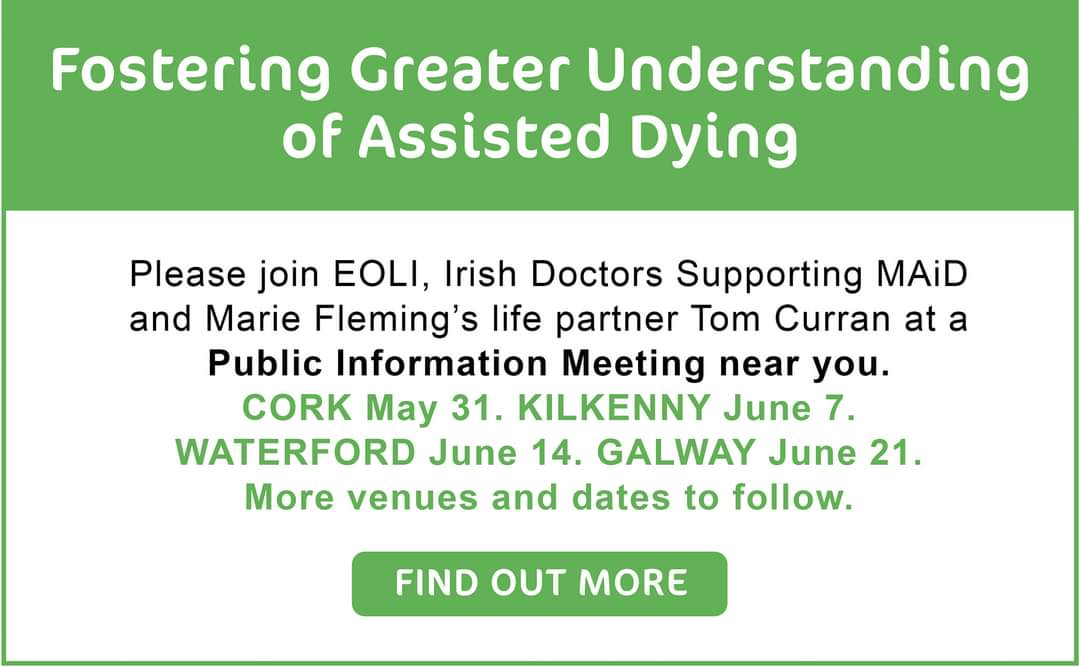 Join us in Cork. Invite your TDs. Ireland is ready, along with global expertise to ensure we can have legislation to be proud of. #PatientChoice #PersonalAutonomy #AssistedDying