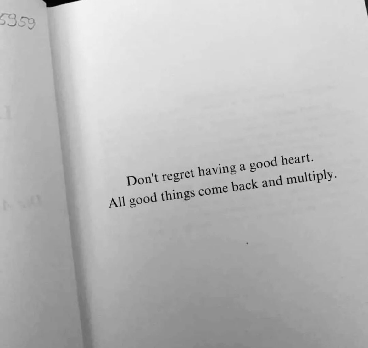 keep doing good