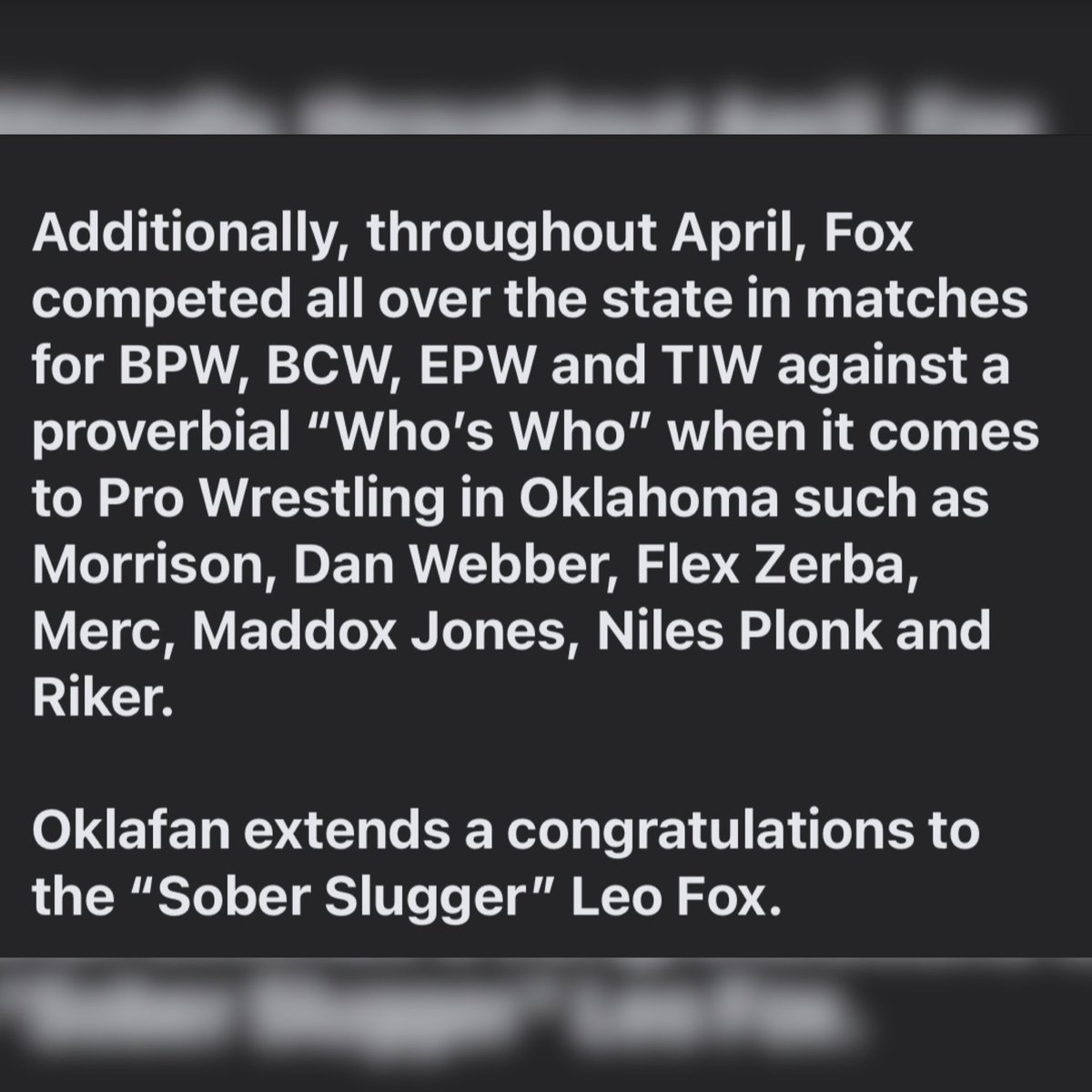 BattleBornFox's tweet image. Setting state records while building to national recognition. #ProWrestlerOfTheMonth #StateRecord