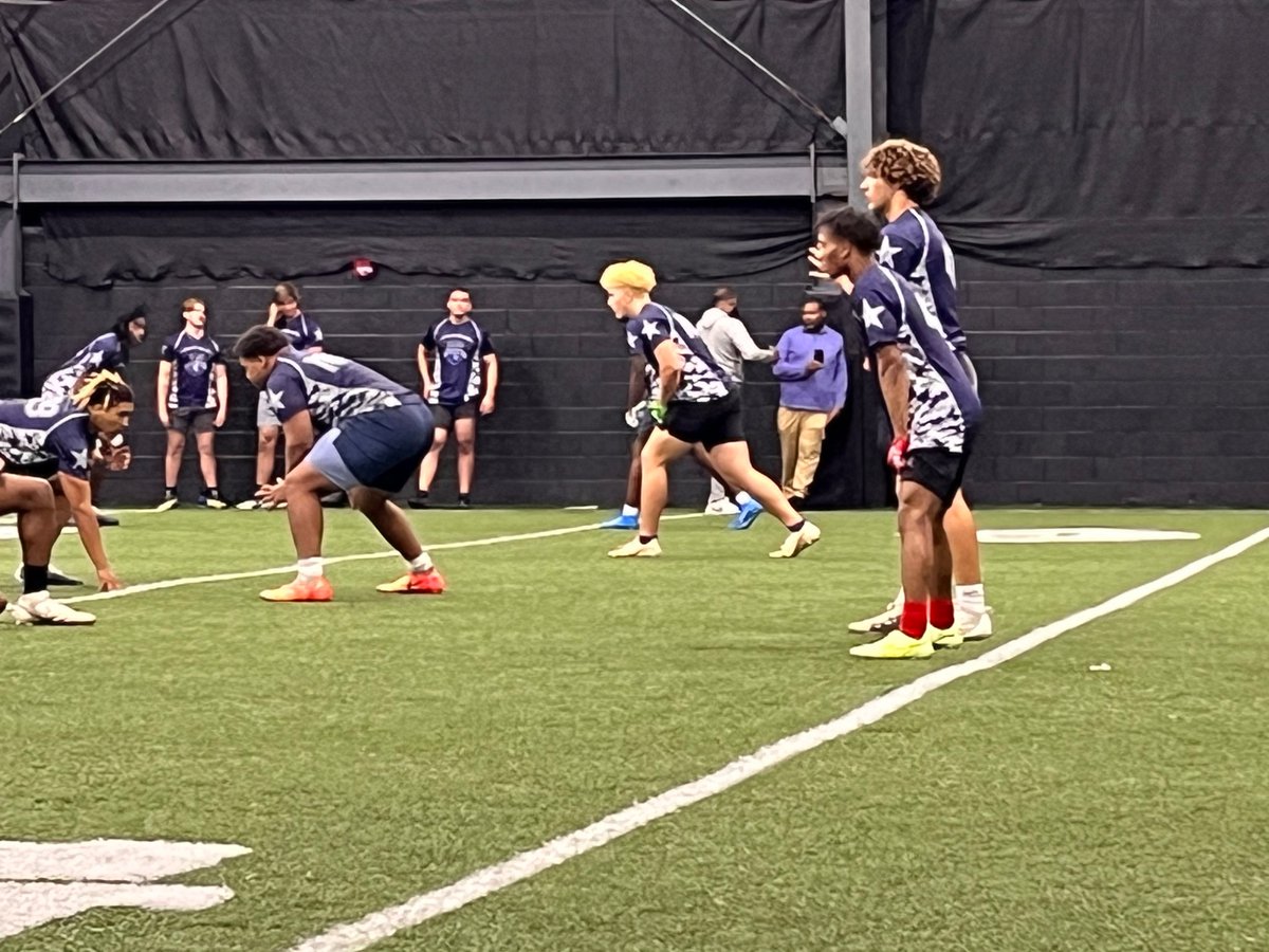 Thanks to <a href="/BlueGreyFB/">Blue-Grey All-American Bowl</a> for the invite! Competed and learned from the best!
<a href="/DraughnFB/">Draughn Football</a>