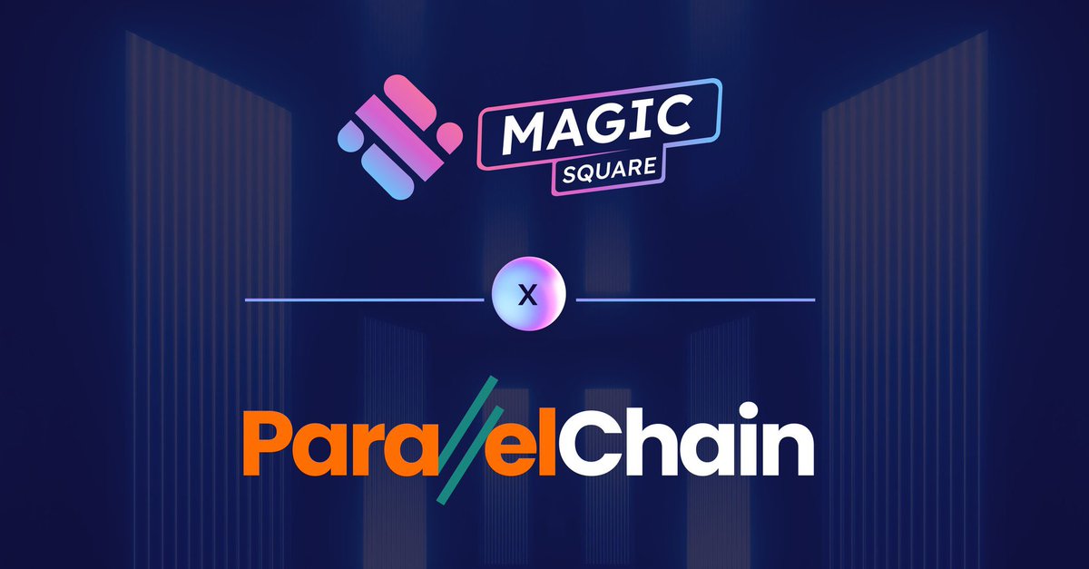 🤝 @MagicSquareio is collaborating with @ParallelChainLB, the next-gen automated blockchain.

💡 #MagicSquare provides a convenient way for DeFi users to access and keep track of dApps based on #ParallelChain.

🔽 VISIT
magic.store