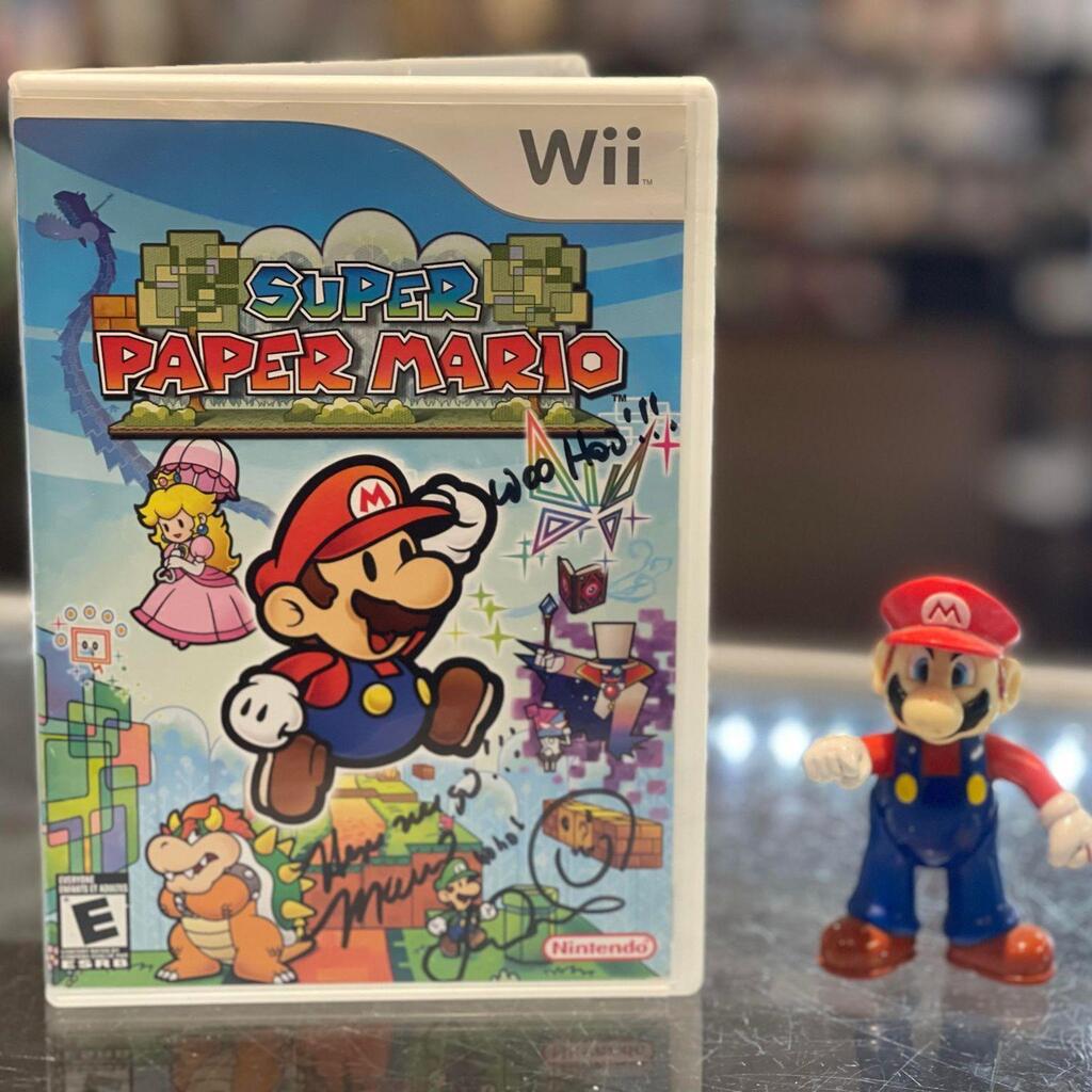Wahoo!

We just got a copy of Super Paper Mario signed by the legendary Charles Martinet  at our Blanding location!

#charlesmartinet #collectible #nintendo #papermario #superpapermario #nostalgia #voiceactor #gaming #videogamerescue #vgr #retrogaming #gamingstore #jacksonvi…