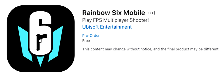 Rainbow Six Mobile: Closed Beta 2.0