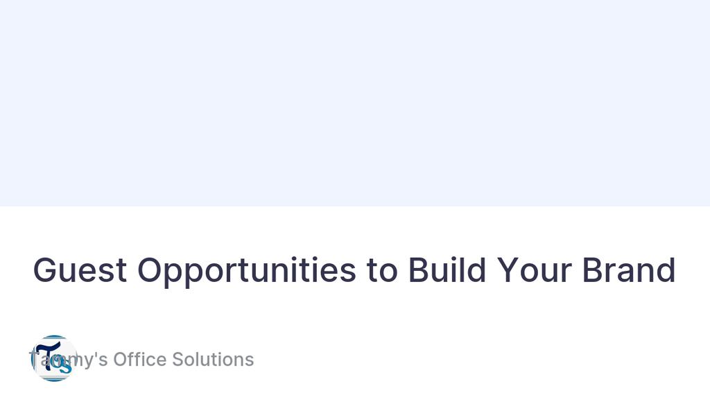 How To Build Your Brand Through Guest Opportunities

▸ lttr.ai/AB6dX

How can you obtain guest opportunities on a platform you really desire to appear?

#branding #MarketingConsulting #SocialMedia #Startups #Womeninbusiness #Businesscoach #Marketingconsultant #Startup